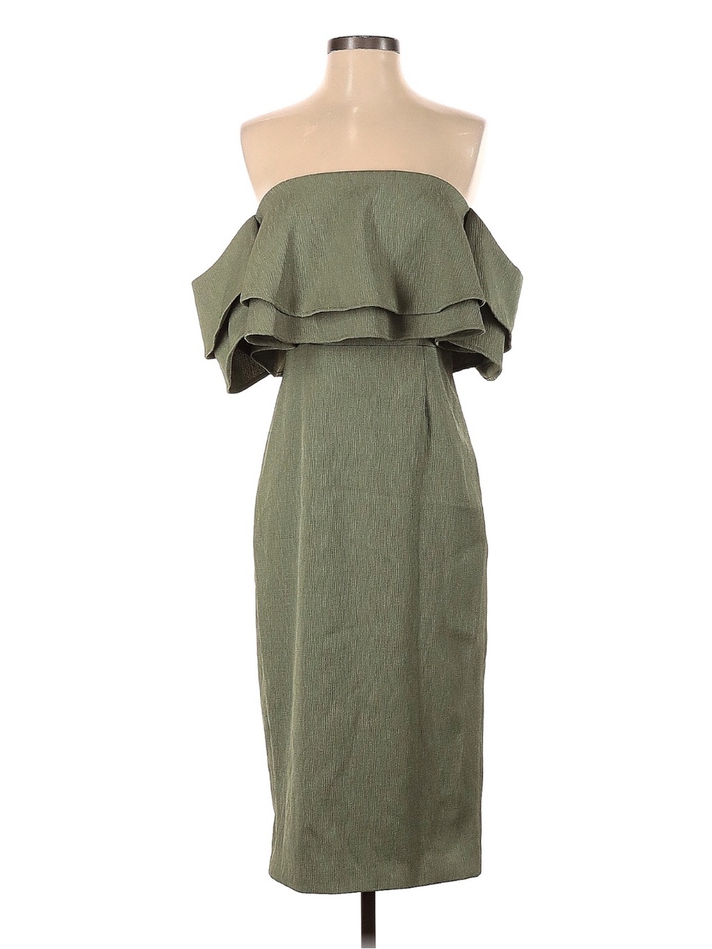 Keepsake the label green off the shoulder midi dress size small
